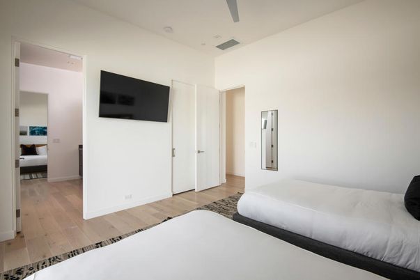 Bedroom, Interior, Wood Texture Flooring