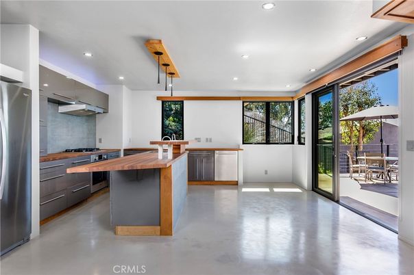 Dining room, Interior, Kitchen, Recessed Lighting