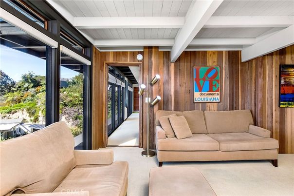 Interior, Living room, Wooden Walls