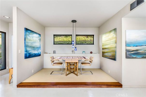 Dining room, Interior, Pendant Lights, Recessed Lighting