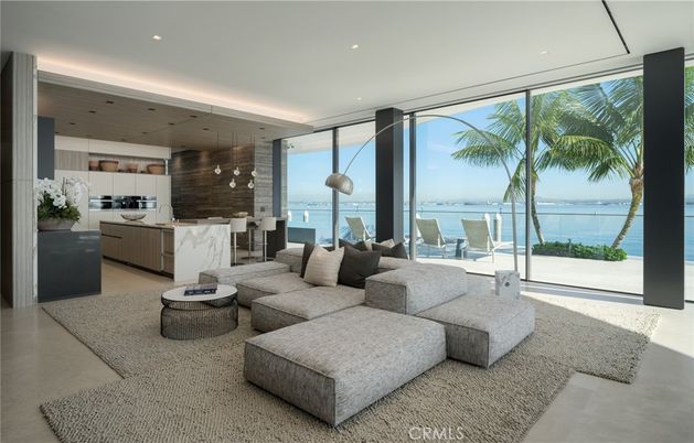Interior, Kitchen, Living room, Pendant Lights, Recessed Lighting, Water