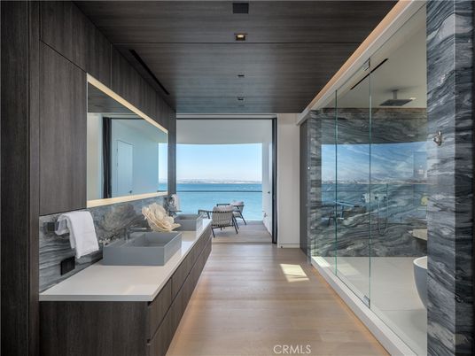 Bathroom, Interior, Water, Wooden Ceilings, Wood Texture Flooring