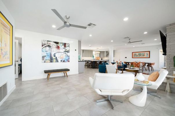 Dining room, Interior, Kitchen, Pendant Lights, Recessed Lighting
