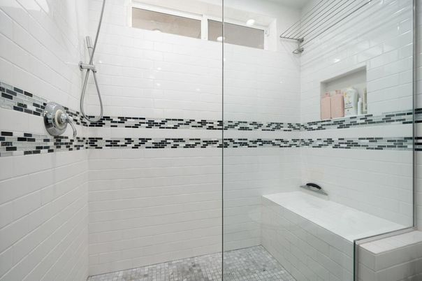 Bathroom, Glass Shower, Interior
