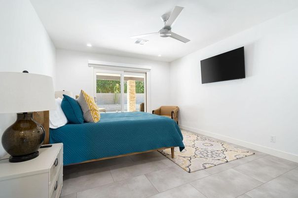 Bedroom, Interior, Recessed Lighting