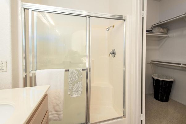 Bathroom, Glass Shower, Interior