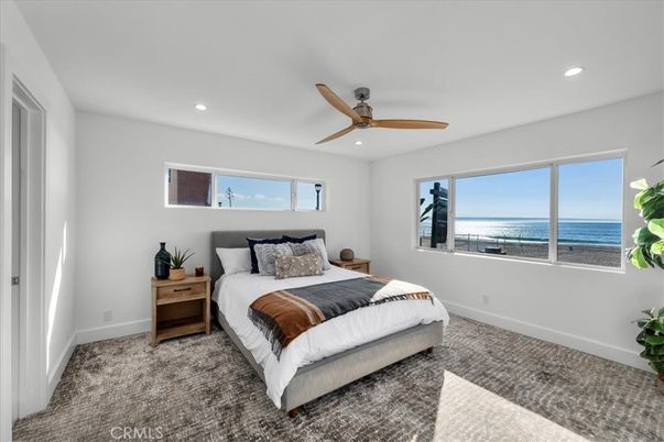 Bedroom, Interior, Recessed Lighting, Water