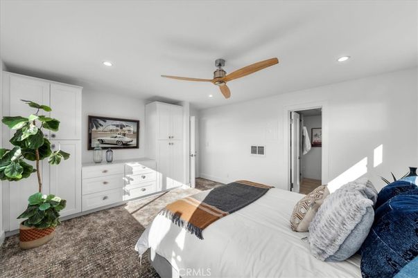 Bedroom, Interior, Recessed Lighting