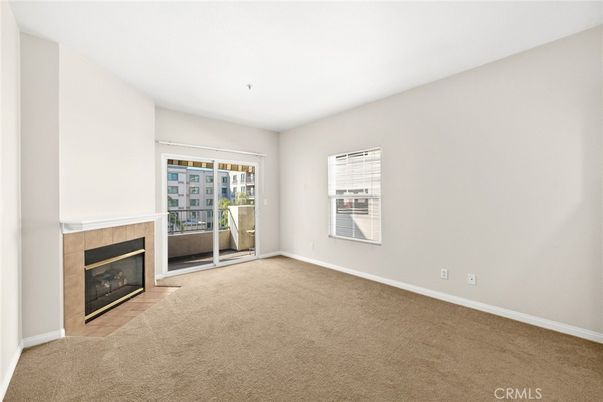 Empty room, Fireplace, Interior