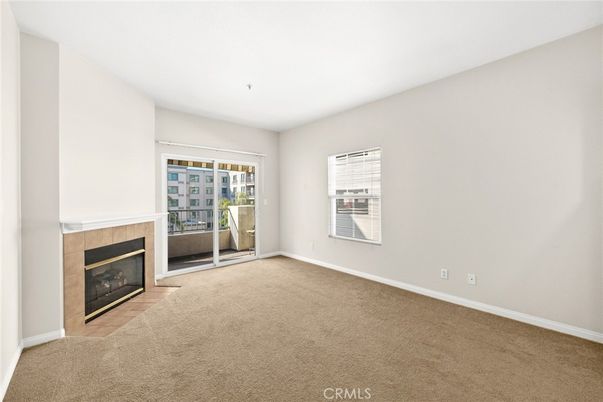 Empty room, Fireplace, Interior