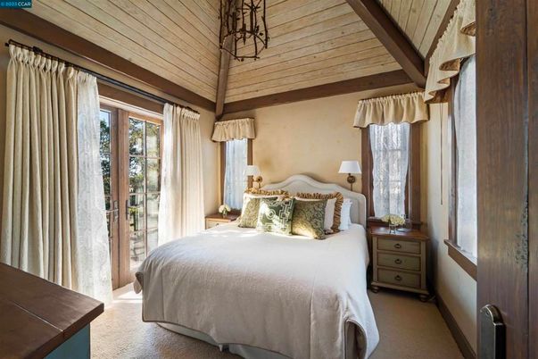Bedroom, Interior, Wooden Ceilings