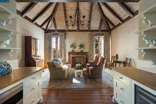 Fireplace, Interior, Living room, Wooden Beams, Wooden Ceilings, Wood Texture Flooring