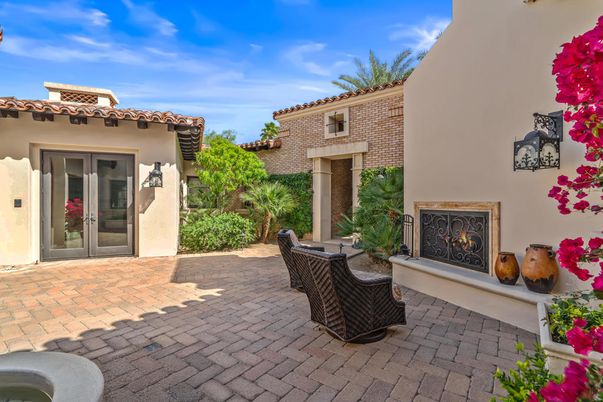 Backyard, Exterior, Fireplace