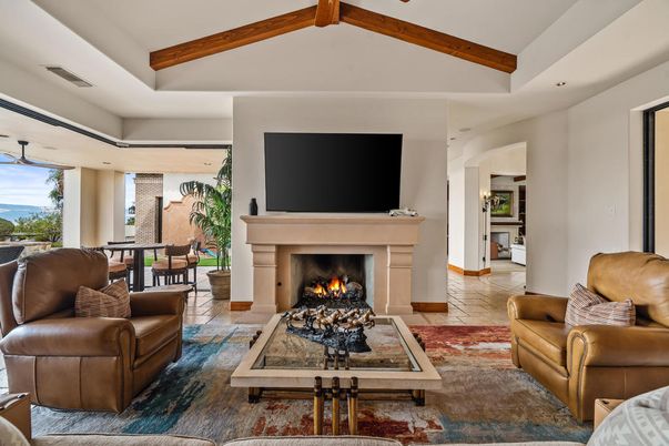Fireplace, Interior, Living room, Wooden Beams