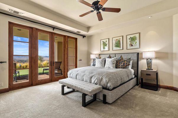Bedroom, Interior, Recessed Lighting