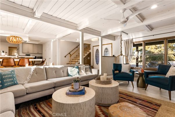 Chandelier, Dining room, Interior, Kitchen, Living room, Recessed Lighting, Wood Texture Flooring