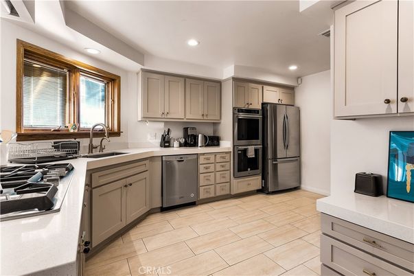 Interior, Kitchen, Recessed Lighting, Stainless Steel Appliances