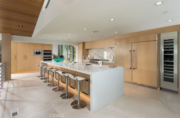 Interior, Kitchen, Recessed Lighting, Stainless Steel Appliances, Wooden Ceilings