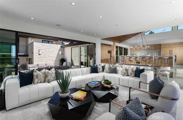 Dining room, Interior, Kitchen, Living room, Pendant Lights, Recessed Lighting, Stone Walls, Wooden Ceilings