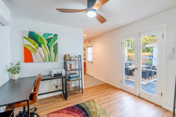 Home Office, Interior, Wood Texture Flooring