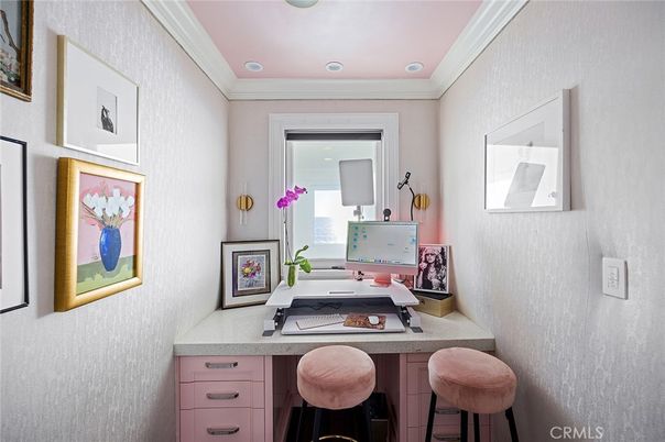 Home Office, Interior, Recessed Lighting