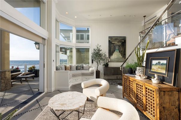 Fireplace, Interior, Living room, Recessed Lighting, Water