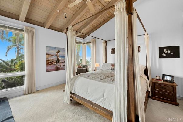 Bedroom, Interior, Wooden Beams, Wooden Ceilings