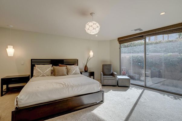 Bedroom, Interior, Pendant Lights, Recessed Lighting