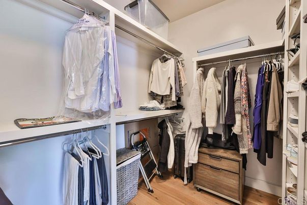 Interior, Walk-in Closets, Wood Texture Flooring