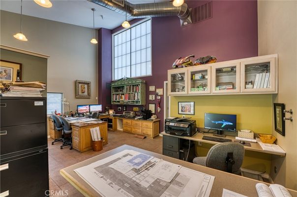 Home Office, Interior, Pendant Lights