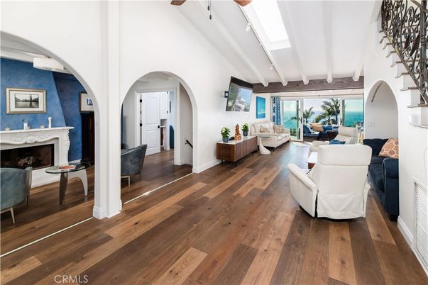 Fireplace, Interior, Living room, Water, Wood Texture Flooring