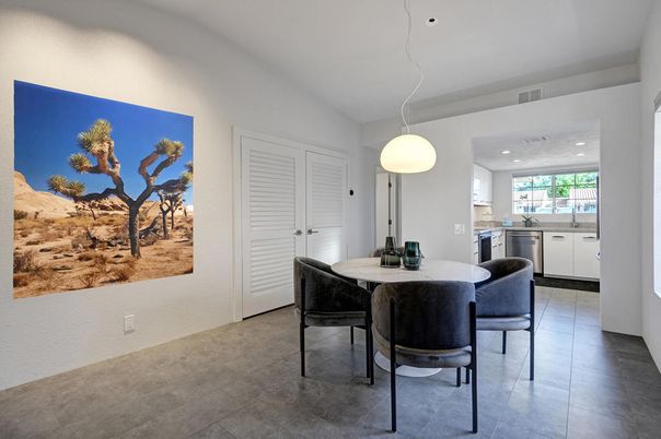 Dining room, Interior, Kitchen, Pendant Lights, Recessed Lighting