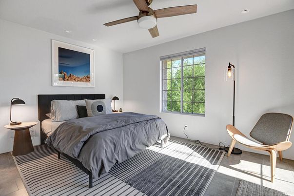 Bedroom, Interior, Recessed Lighting
