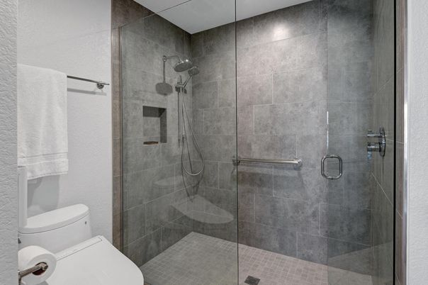 Bathroom, Glass Shower, Interior