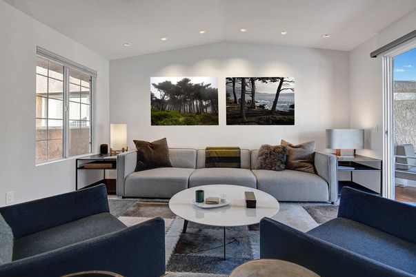 Interior, Living room, Recessed Lighting