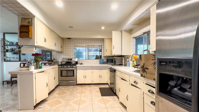 Interior, Kitchen, Recessed Lighting, Stainless Steel Appliances