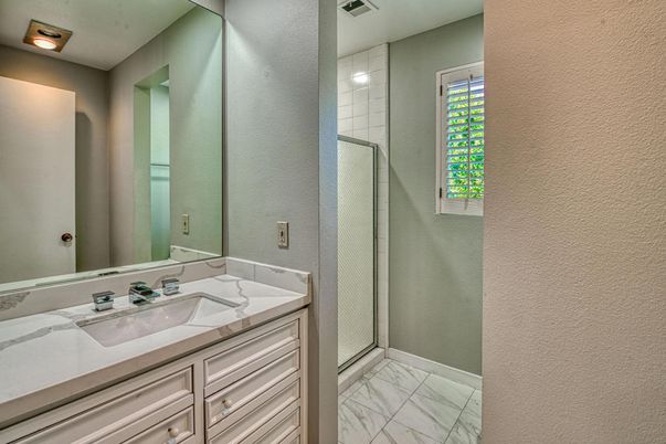 Bathroom, Dual Sink Vanities, Interior, Marble