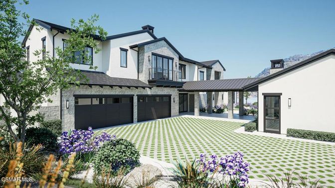 Attached, Exterior, Facade, Farmhouse