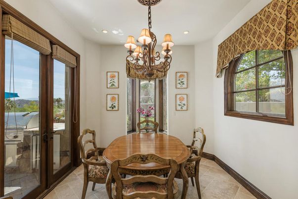 Chandelier, Dining room, Interior, Recessed Lighting