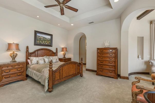 Bedroom, Interior, Recessed Lighting