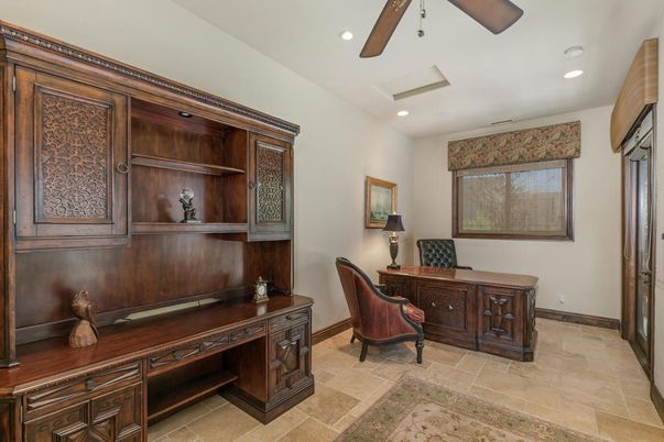 Home Office, Interior, Recessed Lighting