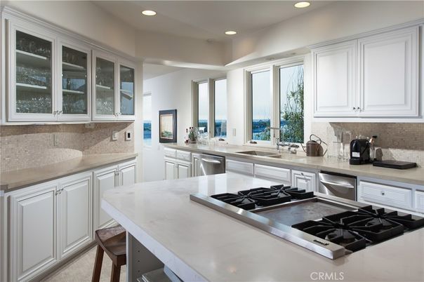 Interior, Kitchen, Recessed Lighting, Stainless Steel Appliances, Water
