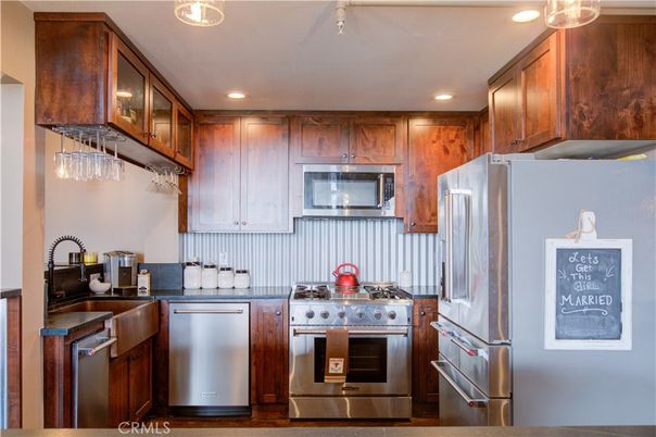 Interior, Kitchen, Recessed Lighting, Stainless Steel Appliances