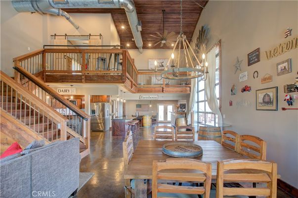 Chandelier, Dining room, Interior, Pendant Lights, Wooden Beams, Wooden Ceilings
