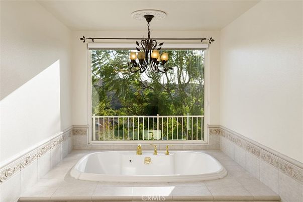 Bathroom, Chandelier, Interior