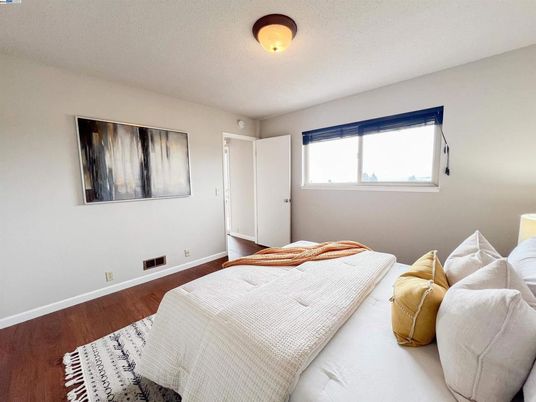 Bedroom, Interior, Wood Texture Flooring
