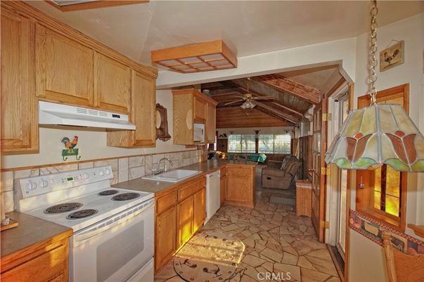 Interior, Kitchen, Wooden Beams