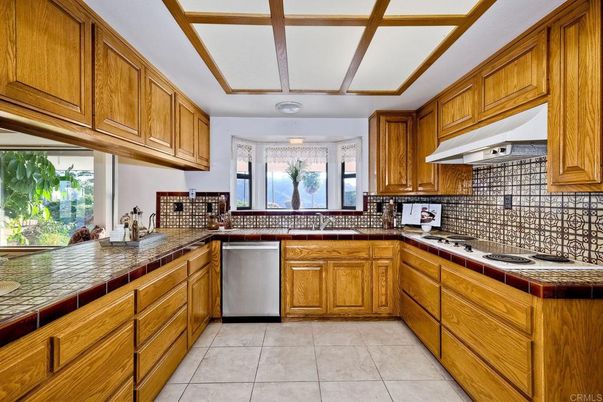 Interior, Kitchen, Tile Countertops