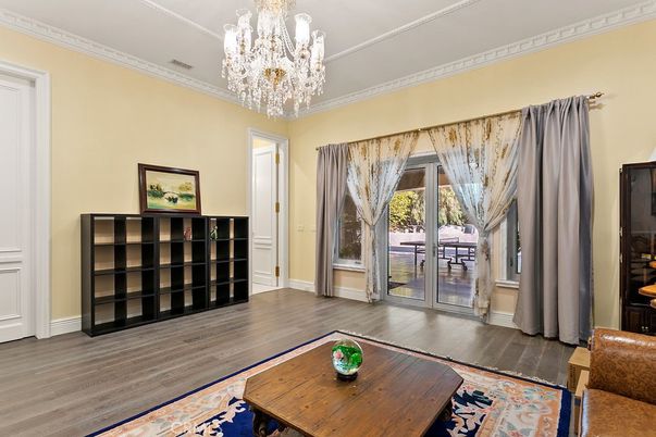 Chandelier, Interior, Wood Texture Flooring