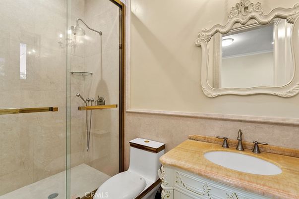Bathroom, Glass Shower, Interior